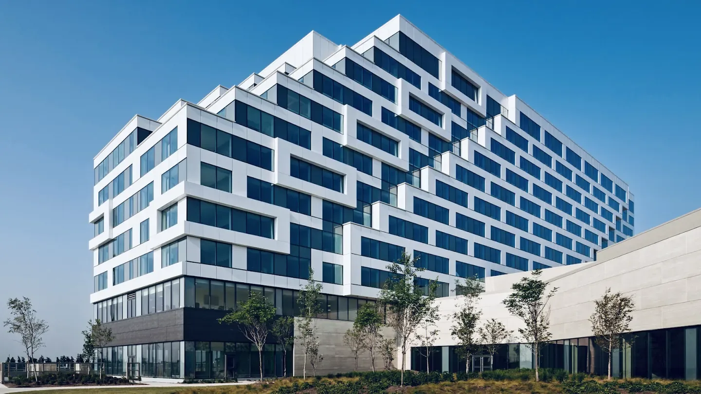 Exterior view of a hospitality property in Etobicoke, Ontario